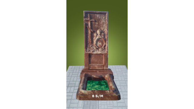 Памятник бордовый мрамор