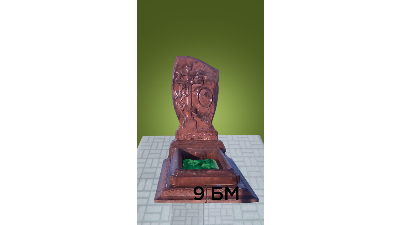 Памятник бордовый мрамор