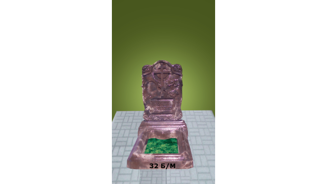 Памятник бордовый мрамор